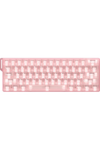 Cool 60 Pink-clear %60 Ice Blade Manyetik Switch 8k Hz He Hotswap Rgb İngilizce Gaming Klavye