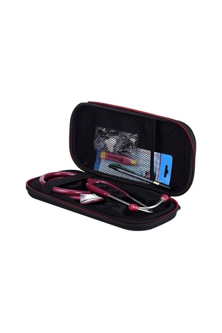 Pazly Su Geçirmez, Darbe Emici Eva Stetoskop Çantası - Pratik, Dayanıklı Siyah Siyah