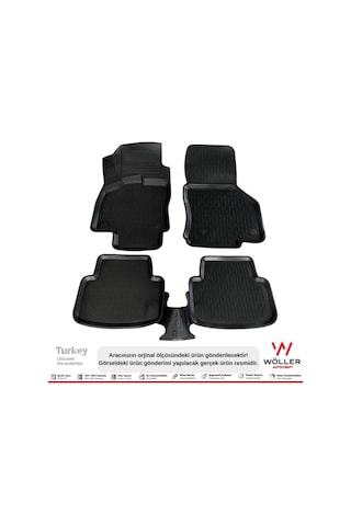 Volkswagen Golf 7 Paspas 2012 2020 Arası Uyumlu 3d Havuzlu Paspas