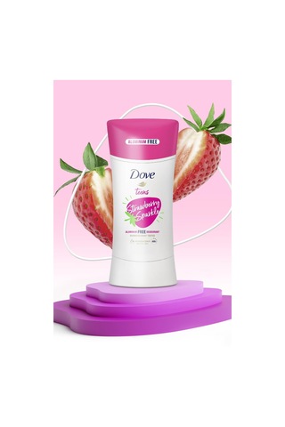 Dove Teens Strawberry Sparkle Alüminyumsuz Stick Deodorant 74gr