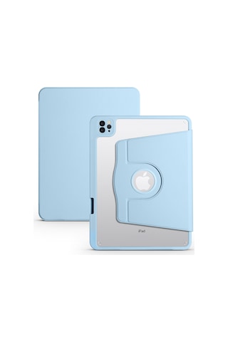Apple Uyumlu iPad, Air 10.9 2022 5.nesil Kılıf Termik Kalem Bölmeli Dönebilen Standlı Kılıf