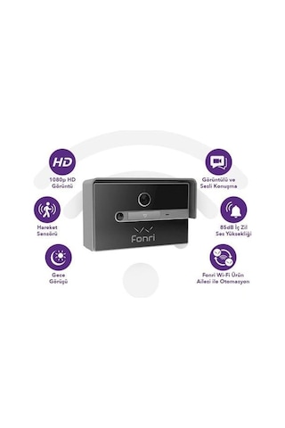Fonri Wf3-el3-0502-02 Wıfı Kablosuz Akıllı Kapı Zili-123867