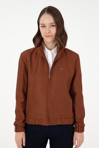U.s. Polo Assn. Kadın Kahverengi Ceket 50292280-vr029 Kahverengi