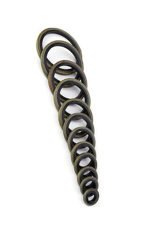 Yifomall "12 Farklı Boyutta Yüksek Basınç Dayanımlı Metal-kauçuk Conta Seti 240 Adet "