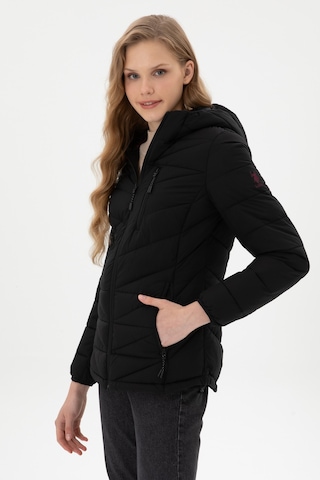 U.S. Polo Assn. Kadın Mont - Siyah 50312004-VR046