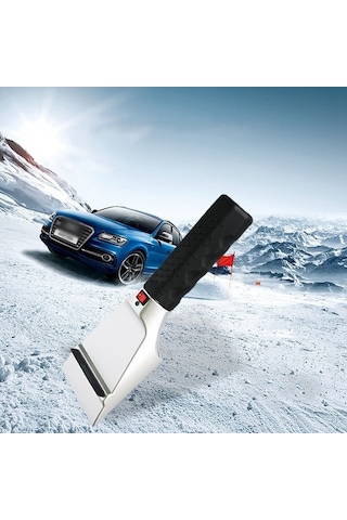 Wondernest Siyah Kar Isıtmalı Gümüş Fonksiyonlu 12v Araç Temizleme Aleti Sq Gümüş - Siyah