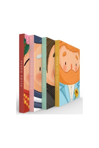 Melimelek Ressamlar Set Çizgisiz Defter 15x15 Çok Renkli
