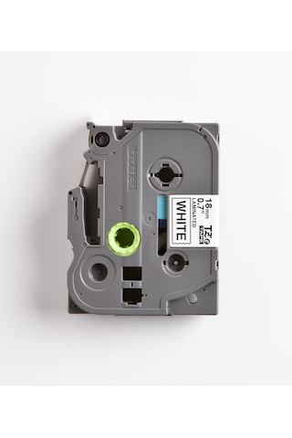 Brother P-Touch Tze-241 Tze-Tape 18 Mm Beyaz Üzerine Siyah Lamina