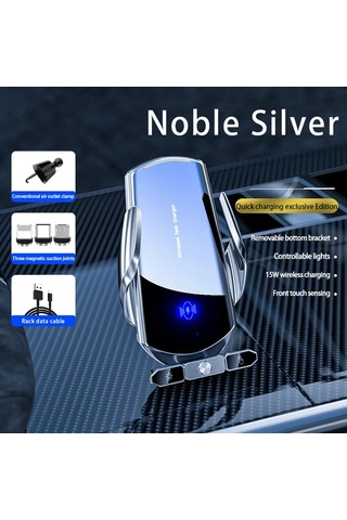 Liangmei Araba Manyetik Cep Telefonu Tutucu Kablosuz Şarj Cihazı