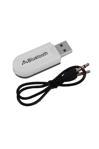 Tüm Telefonlara Bluetooth 5.0 Receiver Usb Aux Wireless Araç Kiti Telefon Müzik Dinleme