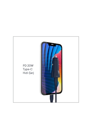 Nautica CH10 20W PD Araç İçi Şarj Cihazı Navy