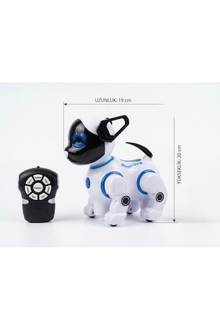 Kumandalı Müzikli, Işıklı, Ses Komutlu, Dans Eden, Hikaye Anlatan Akıllı Robot Oyuncak Köpek