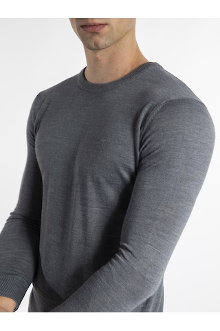 Trussardi Trussardı Erkek Kazak TRRD003627 Gri