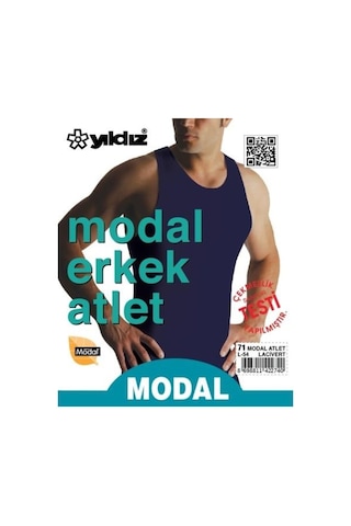 Yıldız Erkek Modal Atlet Renkli