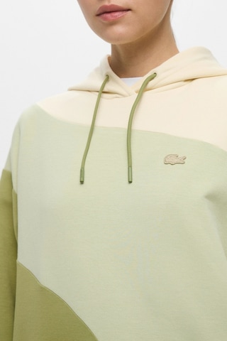 Lacoste Womens Oversize Sweatshirt Bol Kesim Kapüşonlu Kadın Sweatshirt Yeşil