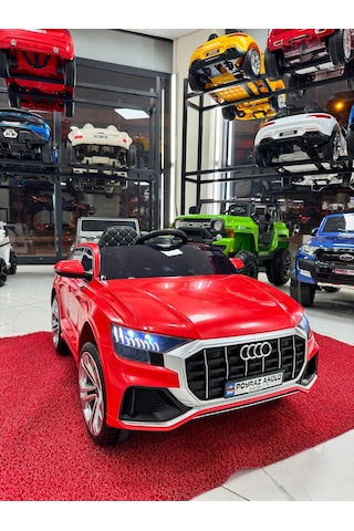 Audi 445 Akülü Araba 0-5 Yaş Kırmızı