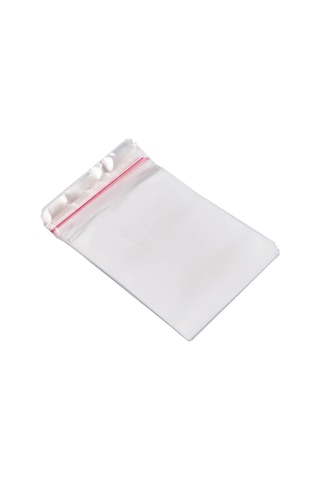 Carpcorn Şeffaf Bantlı Jelatin Yapışkanlı Poşet 100 Adet 40 x 45 + 5 CM