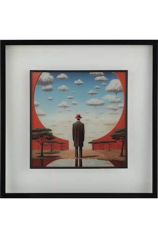 Verto Çerçeveli Cam Tablo 60x60 Cm