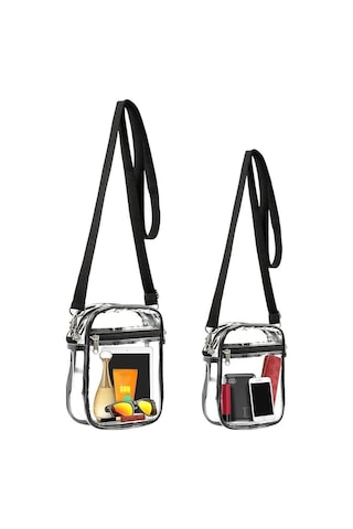 Fastbuy Stadyum Onaylı Çapraz Çanta Seti - Farklı Boyutlar, Ön Cep, Ayarlanabilir Kemer, Spor/turizm İçin Diğer