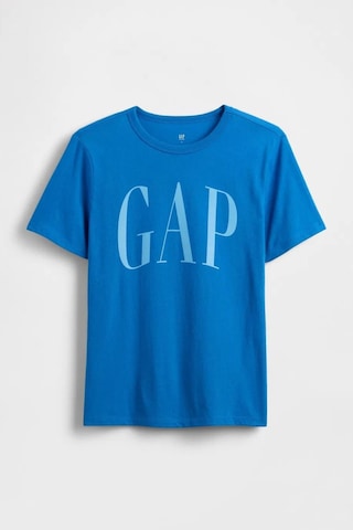 Gap Erkek Çocuk Logo Detaylı Mavi T-shirt-13468 Mavi