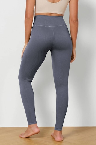 Kadın Yüksek Bel Fitilli Esnek Spor Tayt 4117 001