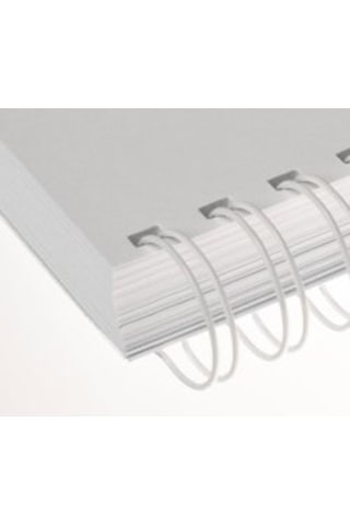 Office Force 3/8'' Beyaz 3:1'' (Inç) A4 34 Loop Kutu Tel Spiral 1