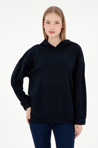 U.S. Polo Assn. Kadın Lacivert Kapüşonlu Sweathırt 50291264-VR033