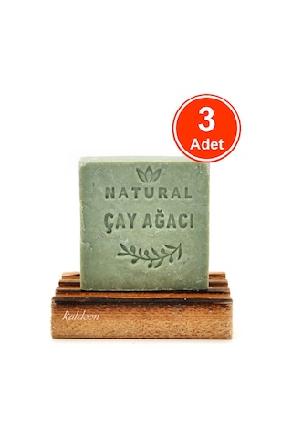 Çay Ağacı Sabunu El Yapımı Doğal 120 G x 3 Adet