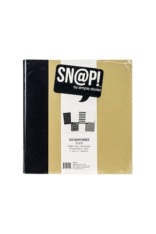 10771 Binder Sn P 6 X 8 Siyah Tek Boy