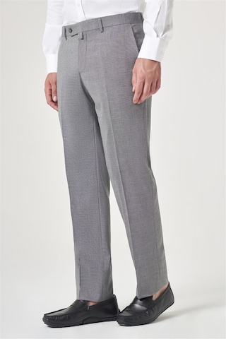 İmza Füme Yan Cep Filafil Desen Comfort Fit Esnek Pantolon 1003260153