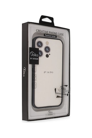Apple Uyumlu iPhone 15 Pro Land Bumper Koruma Kapak Siyah