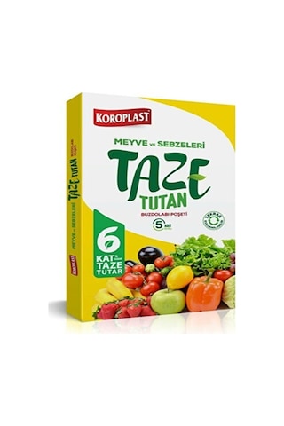 Koroplast Taze Tutan Buzdolabı Poşeti 5 Li 35*40
