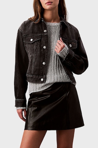 Calvin Klein Bayan Kot Ceket Lv047b741g Rdd Siyah Siyah