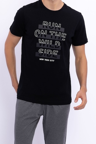 Arnetta Run On The Wild Side Siyah  Erkek Slim Fit Takım