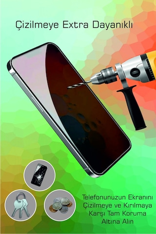 İphone 14 Pro Şeffaf Kırılmaz Ekran Koruyucu 2'li Paket Ultra İnce, Anti Çizik&darbeye Dayanıklı