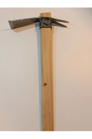 Sürmene Makas Çeliği Çatallı Kazma Bahçe Tarla Hobi 45cm