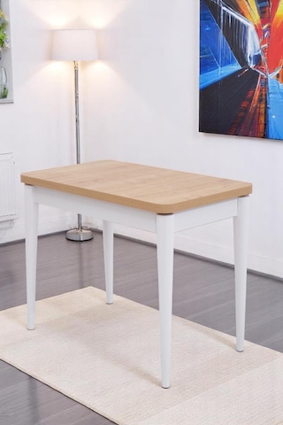 Damla Hilal Mdf Mutfak Masa Sandalye Takımı 60x100cm Kahve