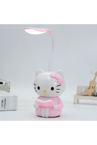 Hello Kitty Şarjlı Masa Lambası Pembe 15x9