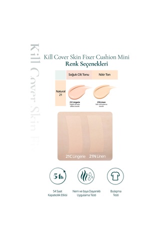 Clıo Kill Cover Skin Fixer Cushion Mini 21c Lingerie Spf50+ Pa+++ 21c Lingerie