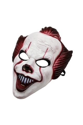 Plastik Joker Maskesi Killer Palyaço Maskesi Renkli