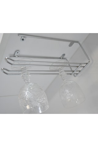 Krom 1 Bölmeli Bar Kadehlik Bardaklık