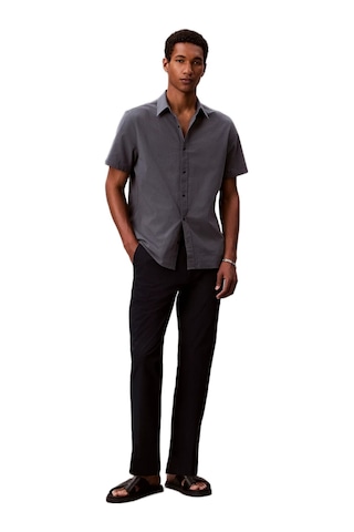 Calvin Klein Lv04lf609g Straight Seersucker Half Elastic Erkek Pantolon Lacivert