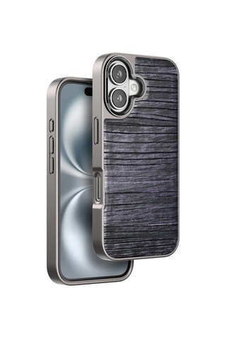 Venco Apple iPhone Uyumlu. 16 Wave Kapak - Derin Mor