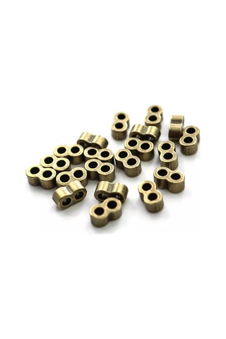 Kafebizu 10 Adet Boncuk Ayırıcı 16.5x9x9 Mm Bronz 209195166
