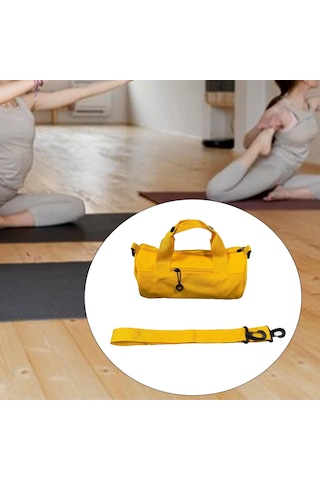 Homyl Dans Çantası Spor Çocuk Doğum Günü Hediyesi Jimnastik Sarı