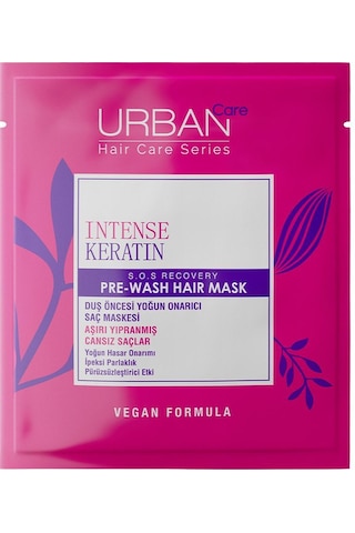 Intense Keratin Aşırı Yıpranmış Ve Cansız Saçlara Duş Öncesi Saç Bakım Maskesi 12'li Set