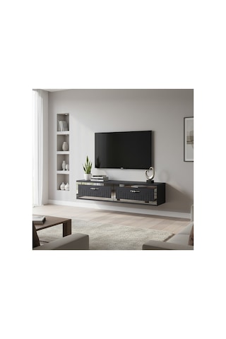 Tda1206ag Tuna120 Duvara Montaj Tv Stand Antrasit-gold 120cm