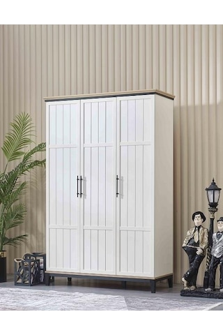 Dolap Urlu Boston 90422 Model Gardırop Yüksek Ayak 3kapı Kalite Malzeme El Yapım