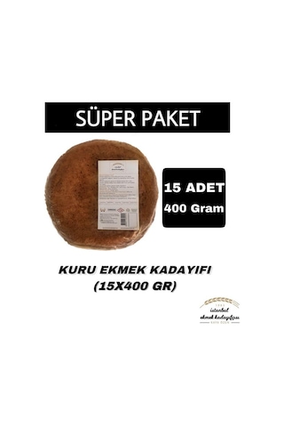 İstanbul Ekmek Kadayıfçısı Kuru Ekmek Kadayıfı 15 x 400 G İstanbul Ekmek Kadayıfçısı Kuru Ekmek Kadayıfı 15 x 400 G