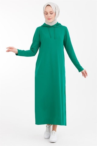 Armine Trend Triko Elbise 22KD902 Netfi Yeşil